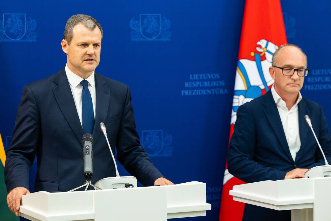 Gintautas Paluckas atvyko į Prezidentūrą