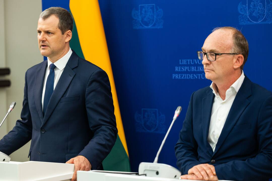 Gintautas Paluckas atvyko į Prezidentūrą