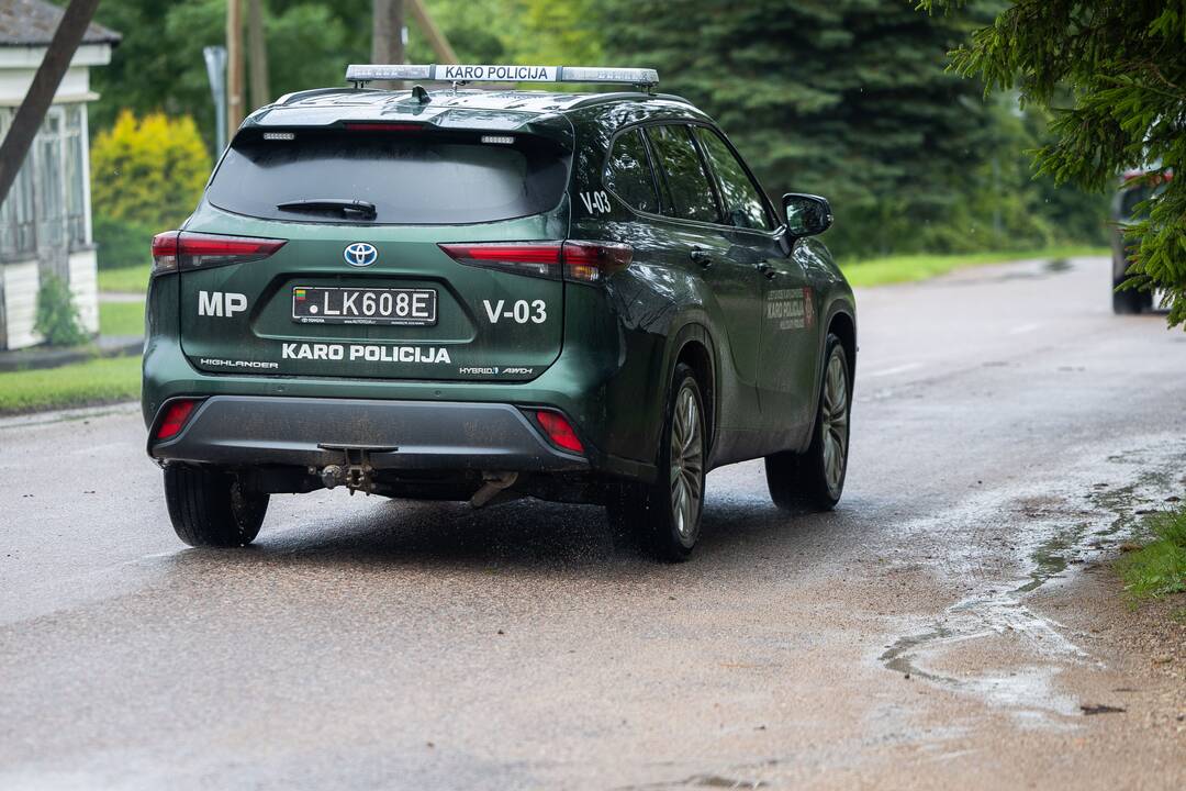 Į Lietuvą iš Baltarusijos įskridusio drono paieška