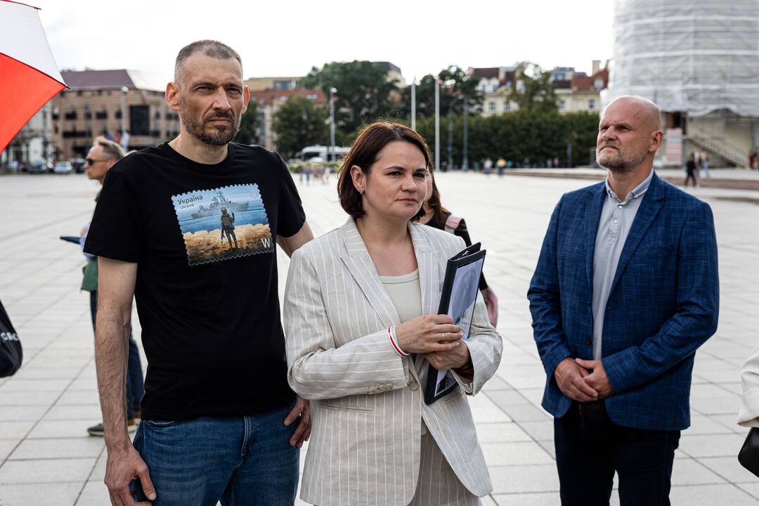 148-asis solidarumo su Ukraina mitingas Katedros aikštėje