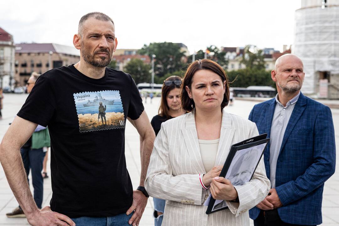 148-asis solidarumo su Ukraina mitingas Katedros aikštėje