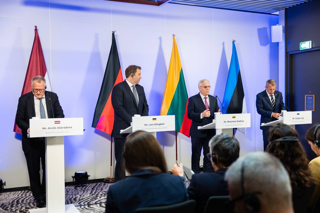 Finansų ministrų spaudos konferencija