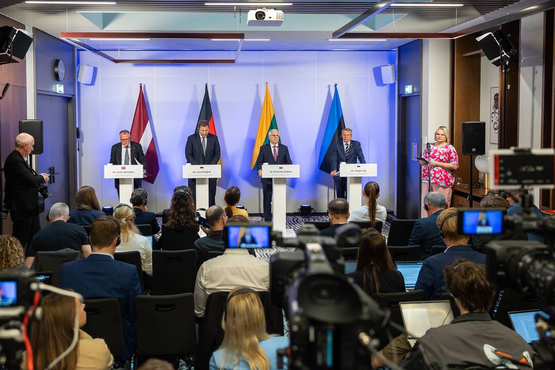 Finansų ministrų spaudos konferencija