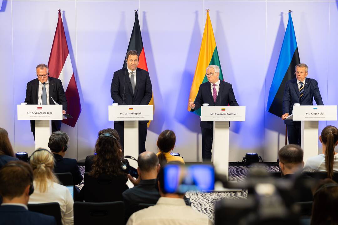 Finansų ministrų spaudos konferencija