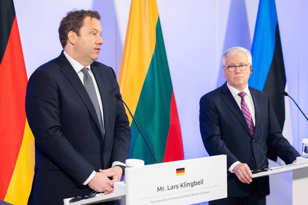 Finansų ministrų spaudos konferencija