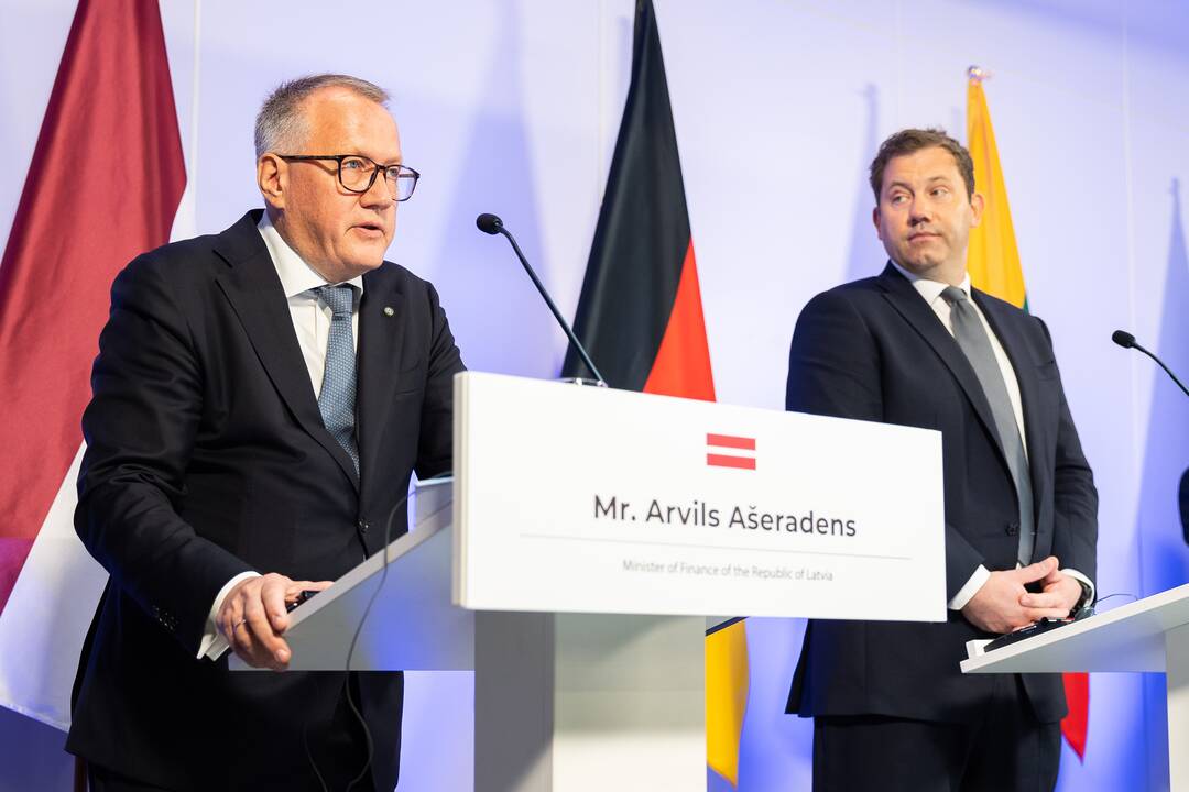 Finansų ministrų spaudos konferencija