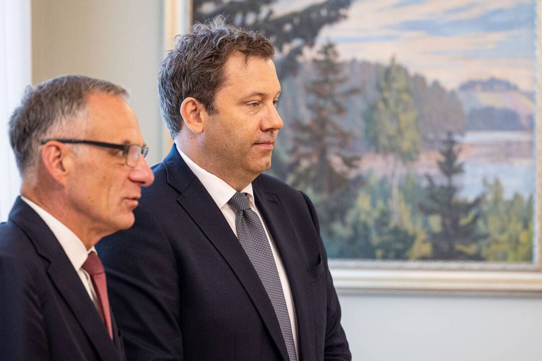 Prezidentas susitiko su Vokietijos vicekancleriu ir finansų ministru