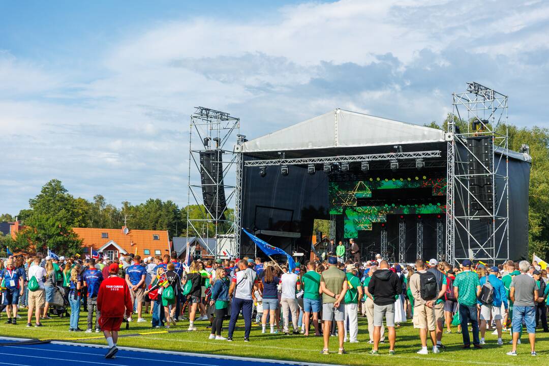 Pasaulio lietuvių sporto žaidynių atidarymas Palangoje