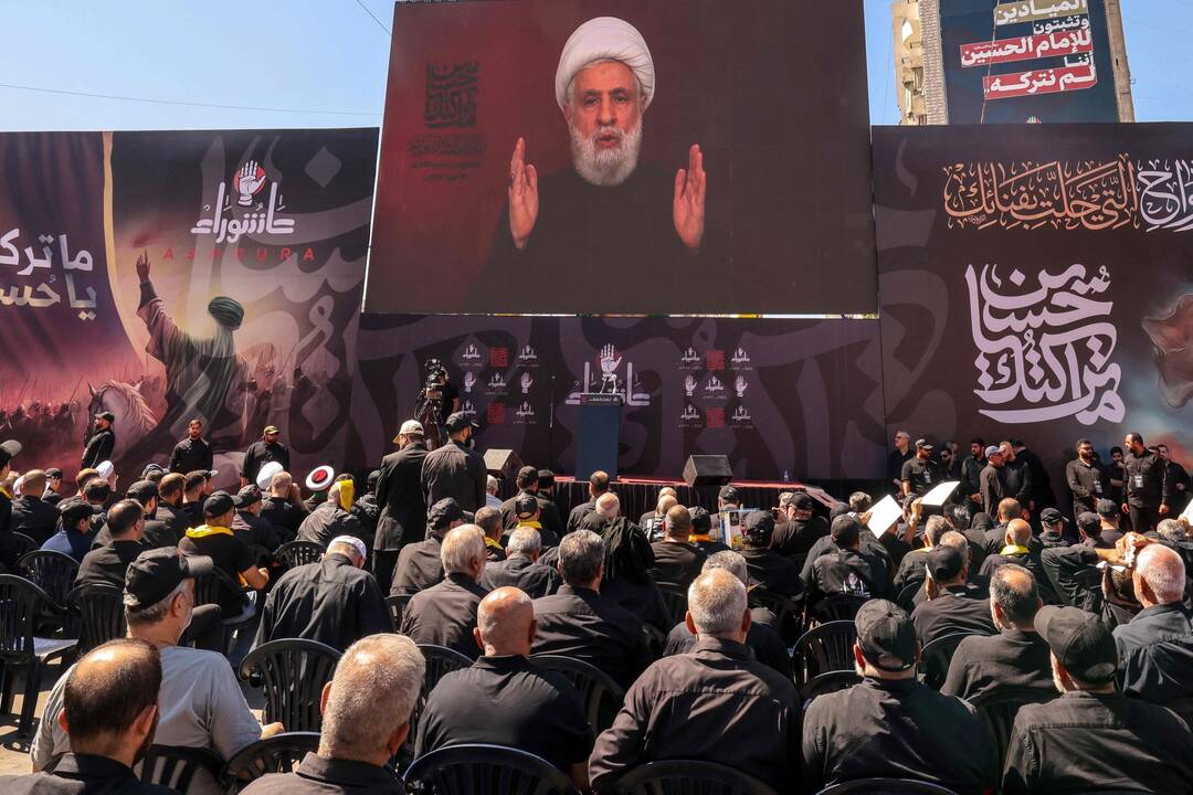 „Hezbollah“ lyderis: norintys nuginkluoti grupuotę tarnauja Izraelio interesams