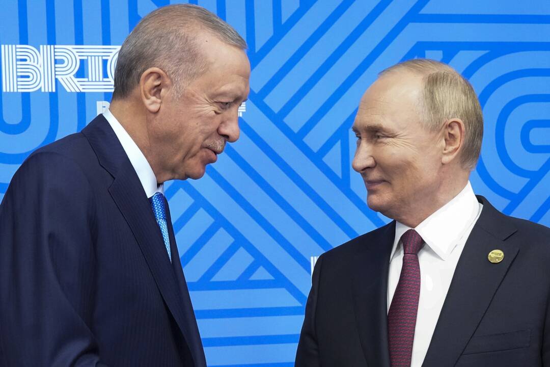 Recepas Tayyipas Erdoganas ir Vladimiras Putinas