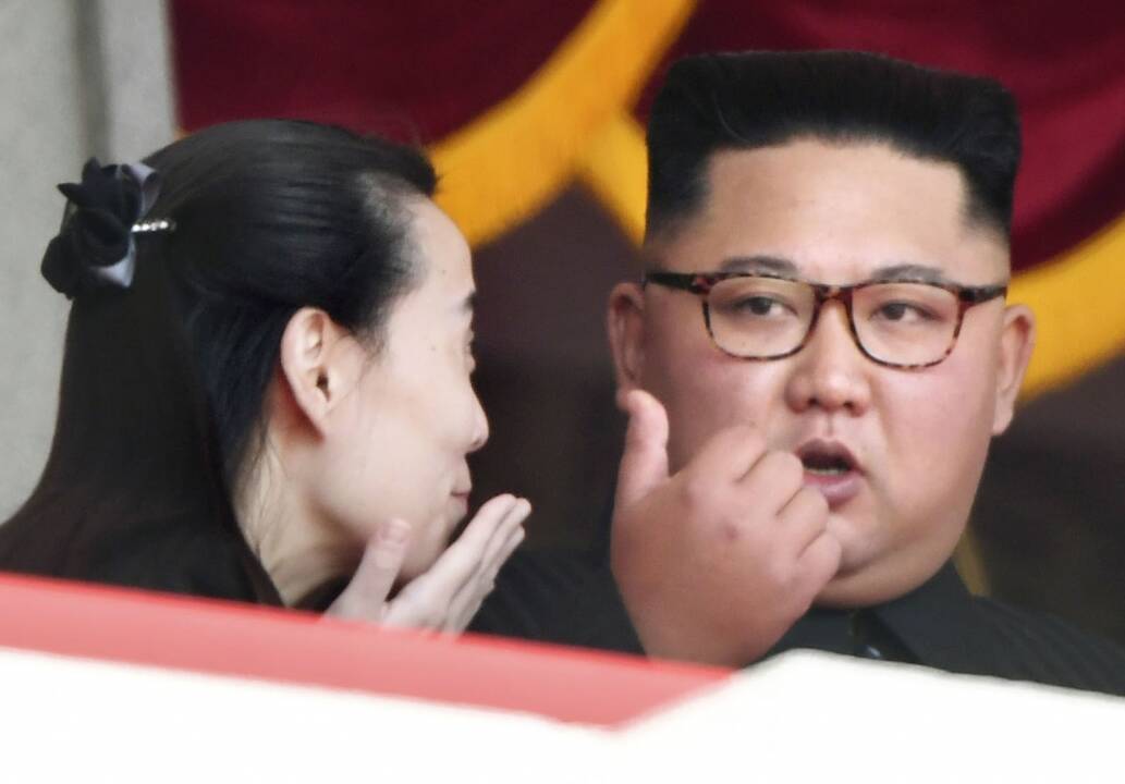 Kim Yo Jong ir Kim Jong Unas
