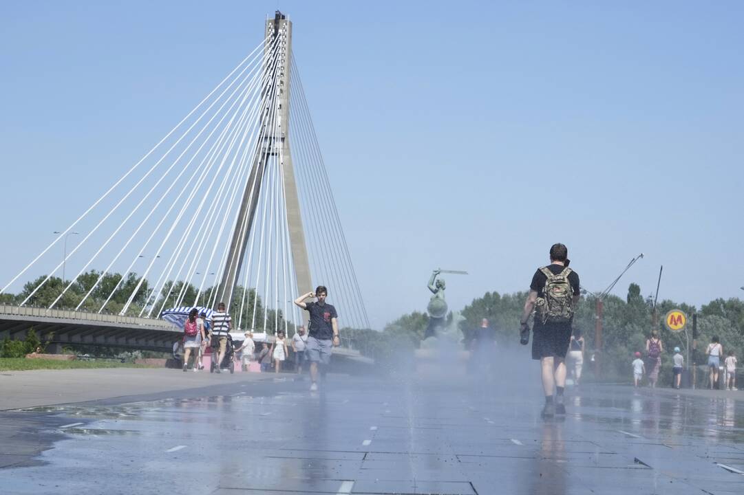 Lenkijoje dėl sausros rekordiškai nuseko Vysla