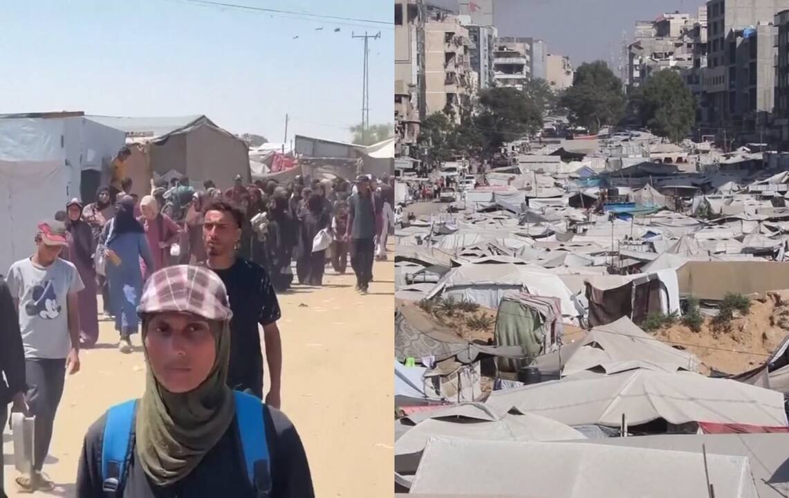 Pabėgėliai iš Palestinos: jie mėtė dujų bombas ir šaudė į moteris   