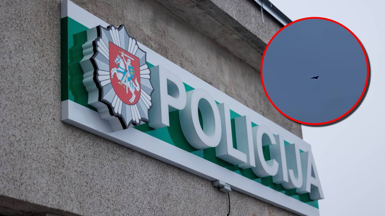 Iš Baltarusijos į Lietuvą įskridus dronui – policijos žinia