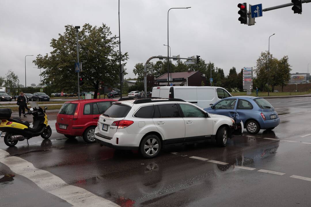 Masinė avarija Šilainiuose