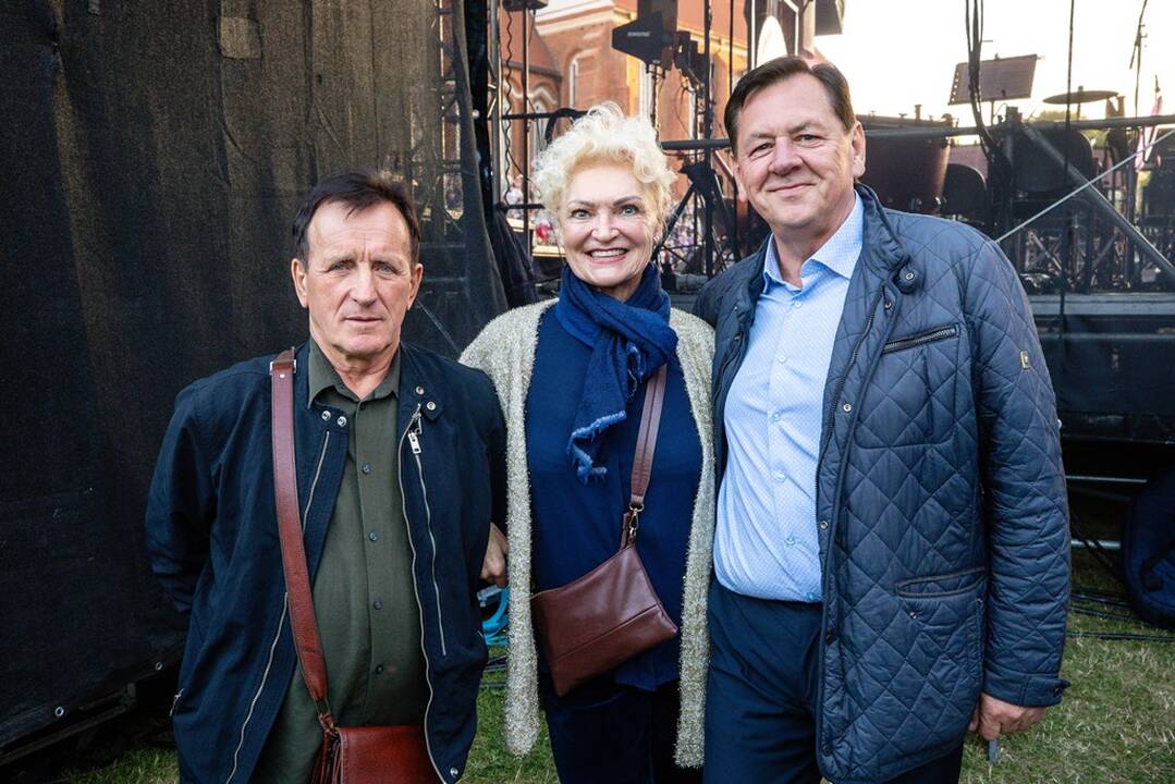 Komanda: energingieji festivalio „Operetė Kauno pilyje“ organizatoriai (iš kairės) D. Vėbra, L. Kuzmickaitė-Milašienė ir G. Maciulevičius.