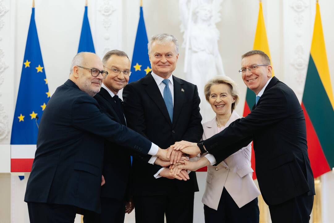 Baltijos šalių prezidentai ragina Europą prisiimti didesnę atsakomybę už saugumą