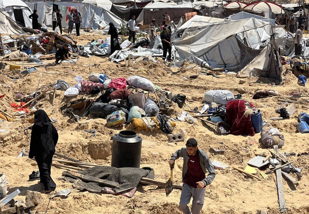 Šaltiniai: Izraelio ir „Hamas“ derybos stringa dėl žydų valstybės plano palikti karius Gazoje