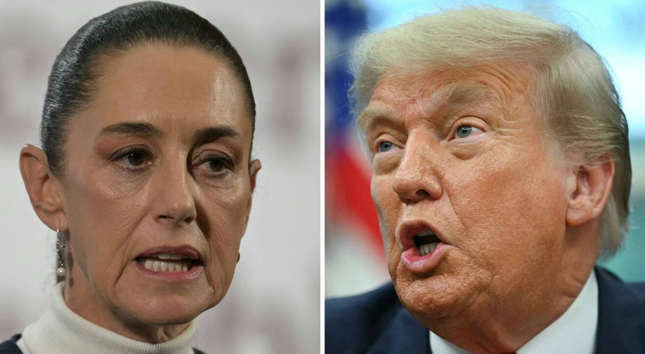 Claudia Sheinbaum ir Donaldas Trumpas