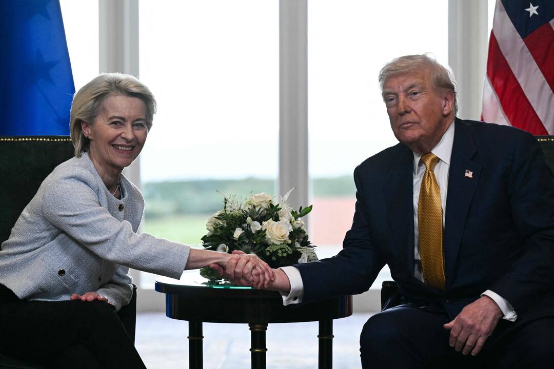 Ursula von der Leyen ir Donaldas Trumpas