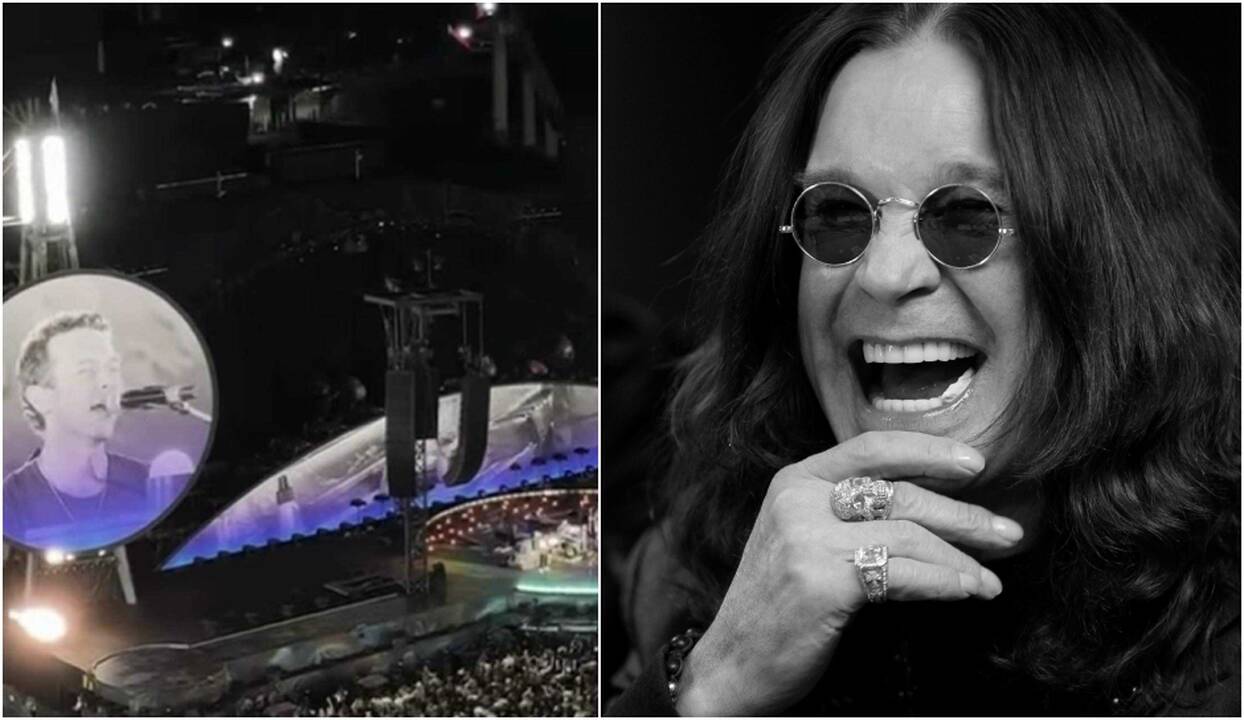 Jautri akimirka „Coldplay“ koncerte: Ozzy, mes tave mylime