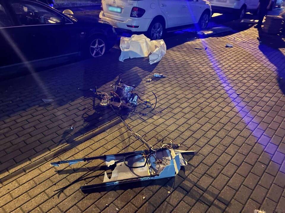 Virš Minsko numuštas bepilotis orlaivis