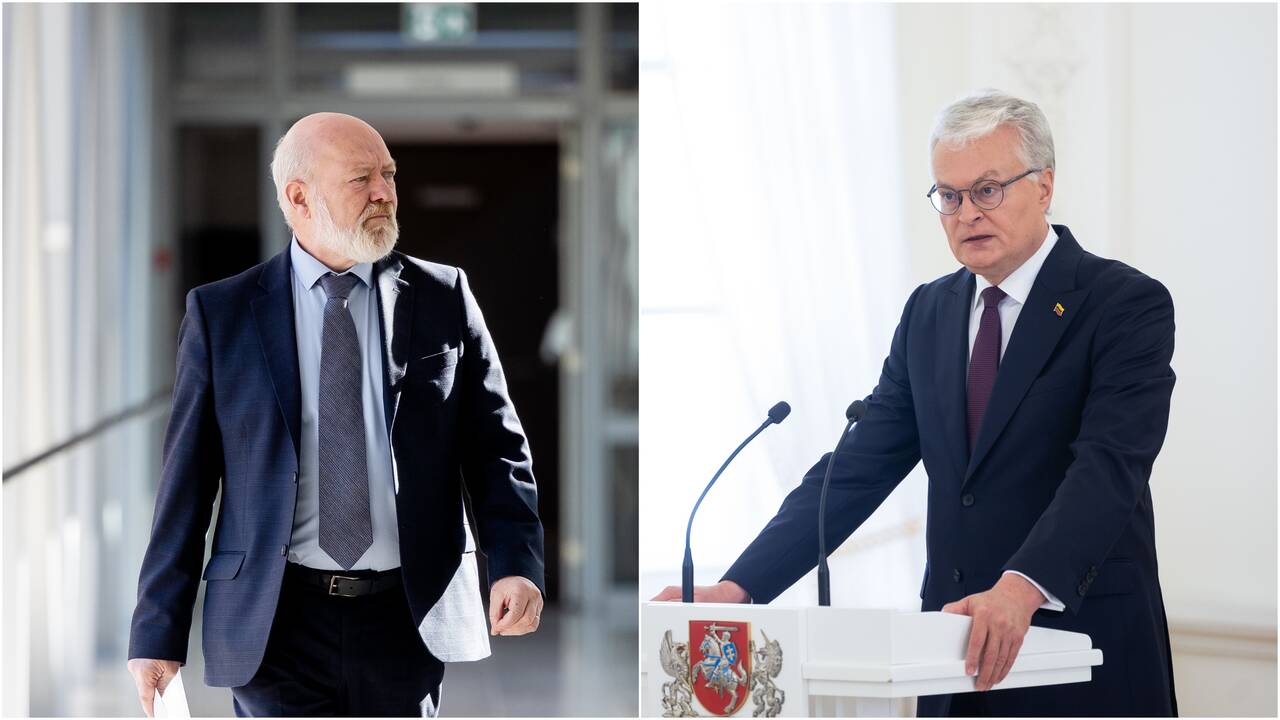 Eugenijus Gentvilas (kairėje) ir Gitanas Nausėda