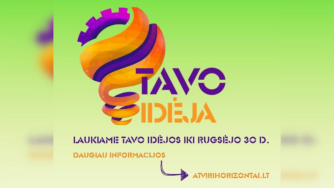 Klaipėdos rajonas laukia tavo idėjos!