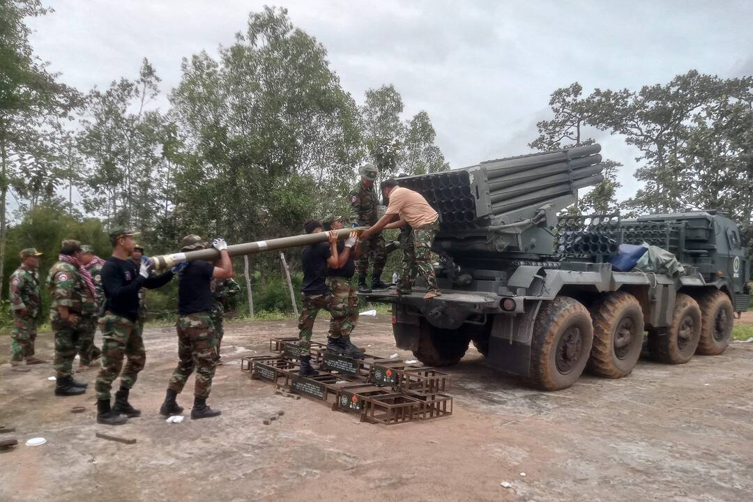 Aštrėja įtampa tarp Tailando ir Kambodžos: pasienyje vyksta susirėmimai