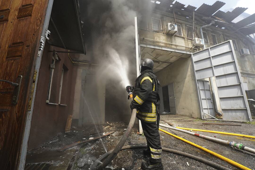 Per rusų ataką Charkive nukentėjo 33 žmonės