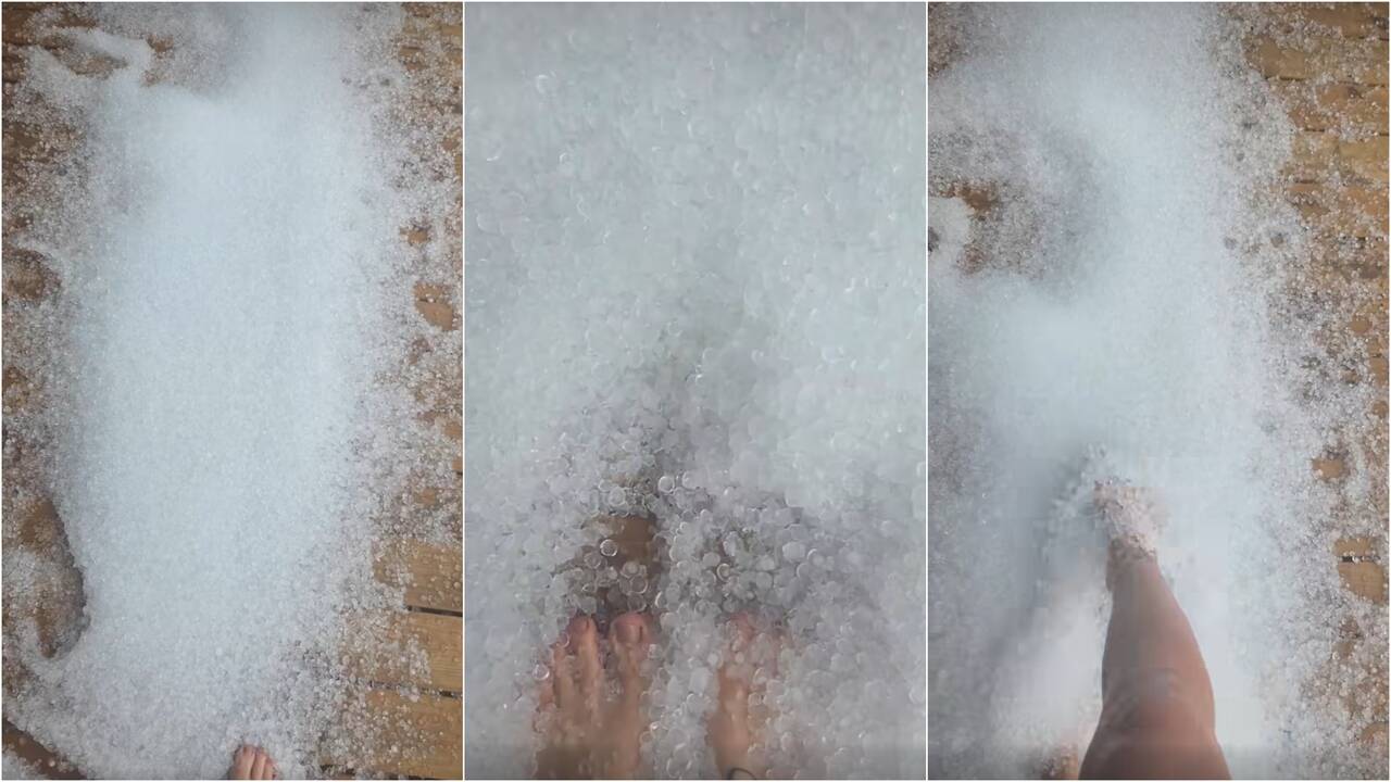 Vasarą – žiemiški vaizdai