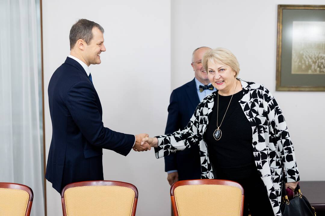 Gintautas Paluckas (kairėje) ir Rasa Budbergytė