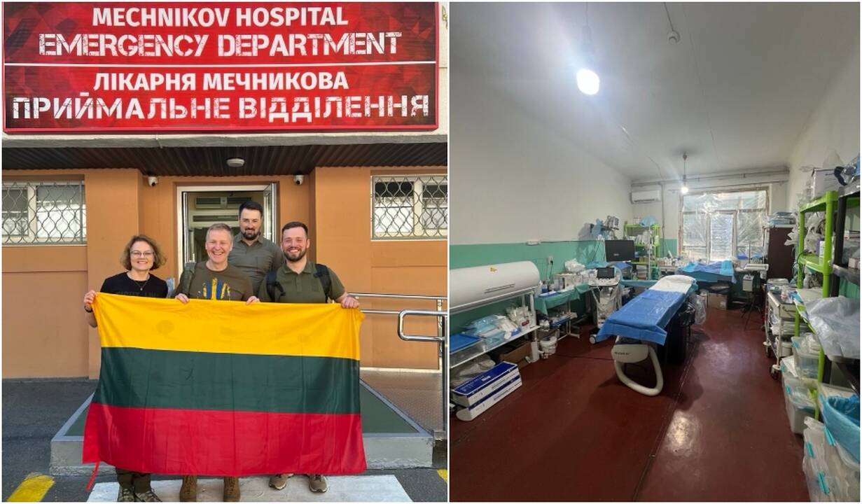 Iš stažuotės Ukrainoje grįžo ketvirtoji Lietuvos medikų grupė