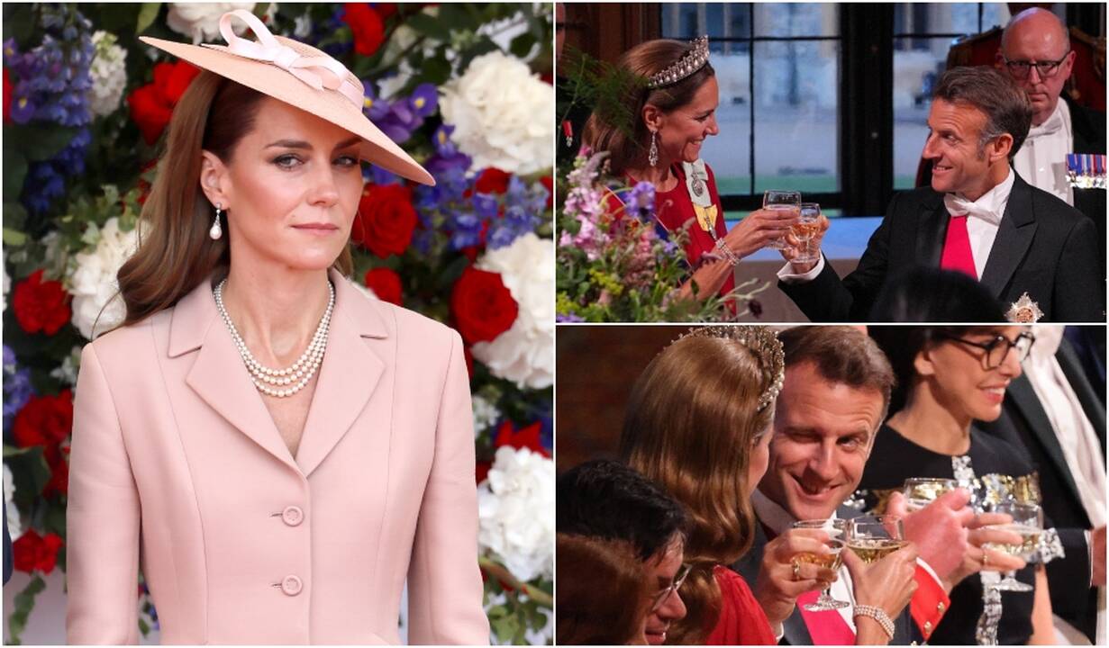 Netikėtumai Anglijoje: žmonos ignoruojamas Macronas užmezgė ypatingą ryšį su Velso princese?
