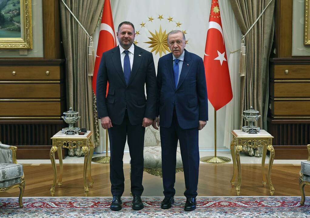 Ukrainos delegacija prieš derybas Stambule susitiko su Erdoganu