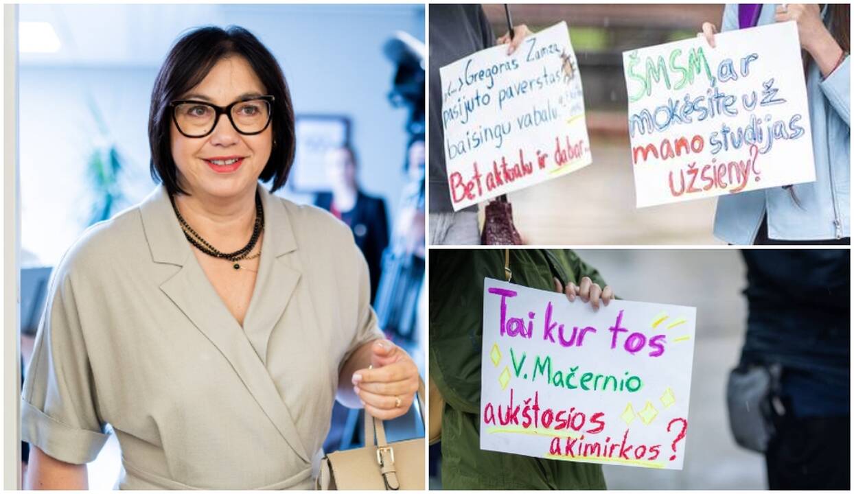 Ministrė vėl keičia taisykles: abiturientų balai kyla iki 110, opozicija ir universitetai piktinasi