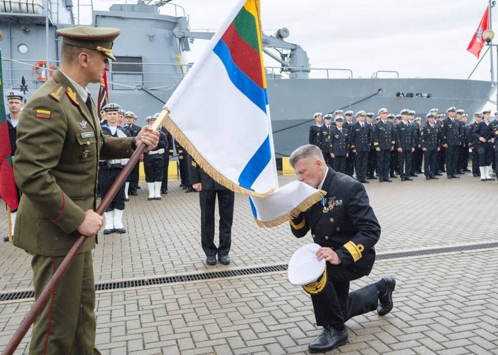 Karinėms jūrų pajėgoms vadovauti pradeda Tadas Jablonskis