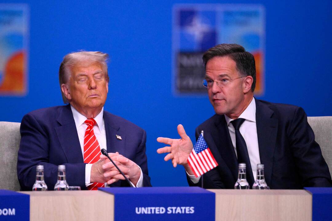 NATO generalinis sekretorius surengs derybas su Trumpu