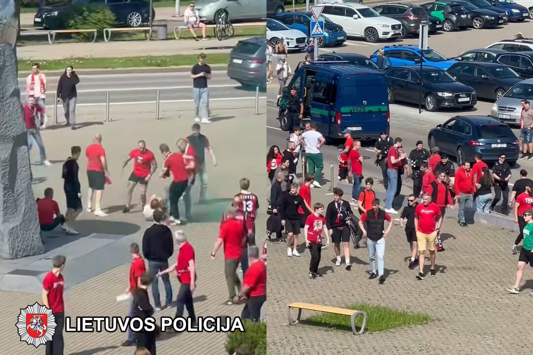 Prieš „Žalgirio“ sirgalių smurtavusiems vyrams – prastos žinios iš policijos