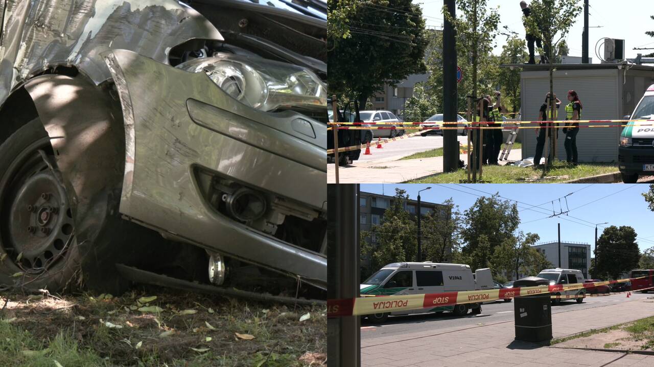 Merginą stotelėje pražudžiusį automobilio smūgį matęs vyras: daiktai atsidūrė ant kiosko stogo