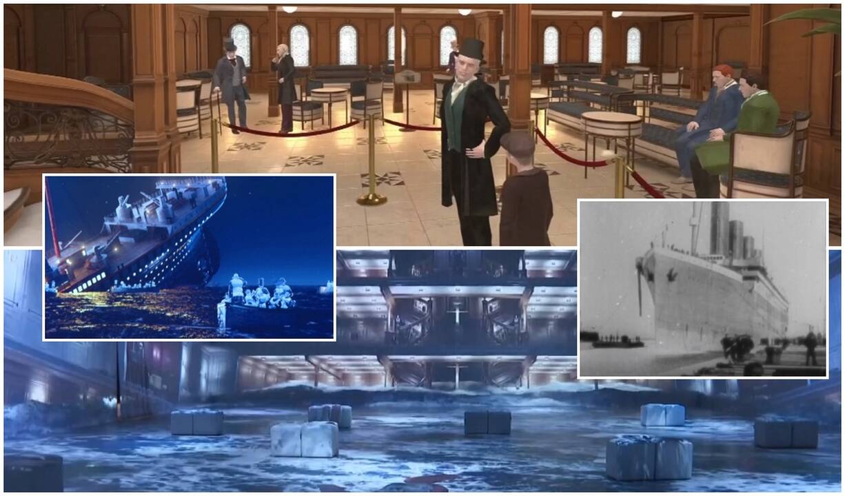 Įtraukianti kelionė laiku: atidaryta paroda, leidžianti patirti „Titaniko“ istoriją