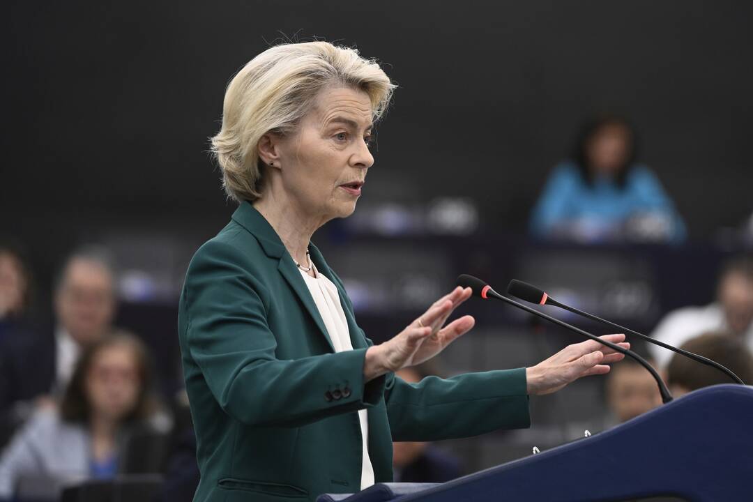 Ursula von der Leyen laimėjo EP balsavimą dėl pasitikėjimo