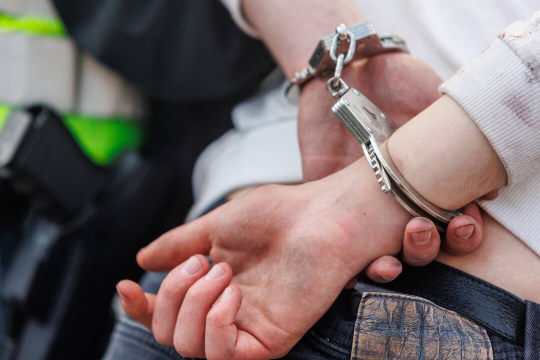 Policija sulaikė tris siautėjusius jaunuolius: įtariami namo padegimu, automobilių apgadinimu