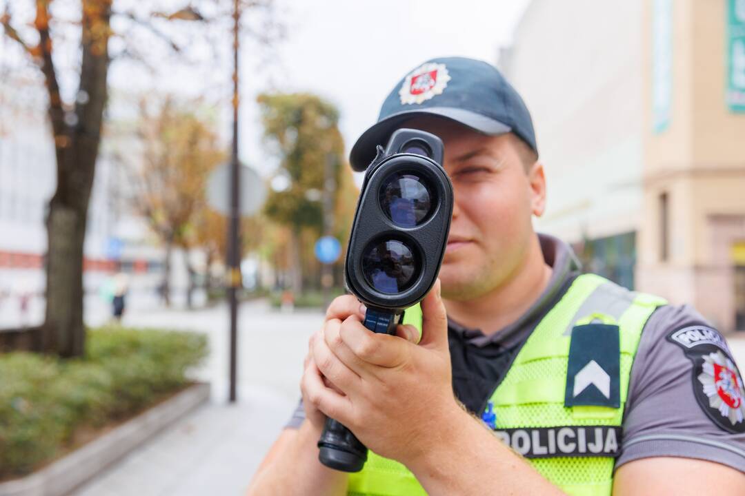 Policija skelbia apie reidus rugsėjį