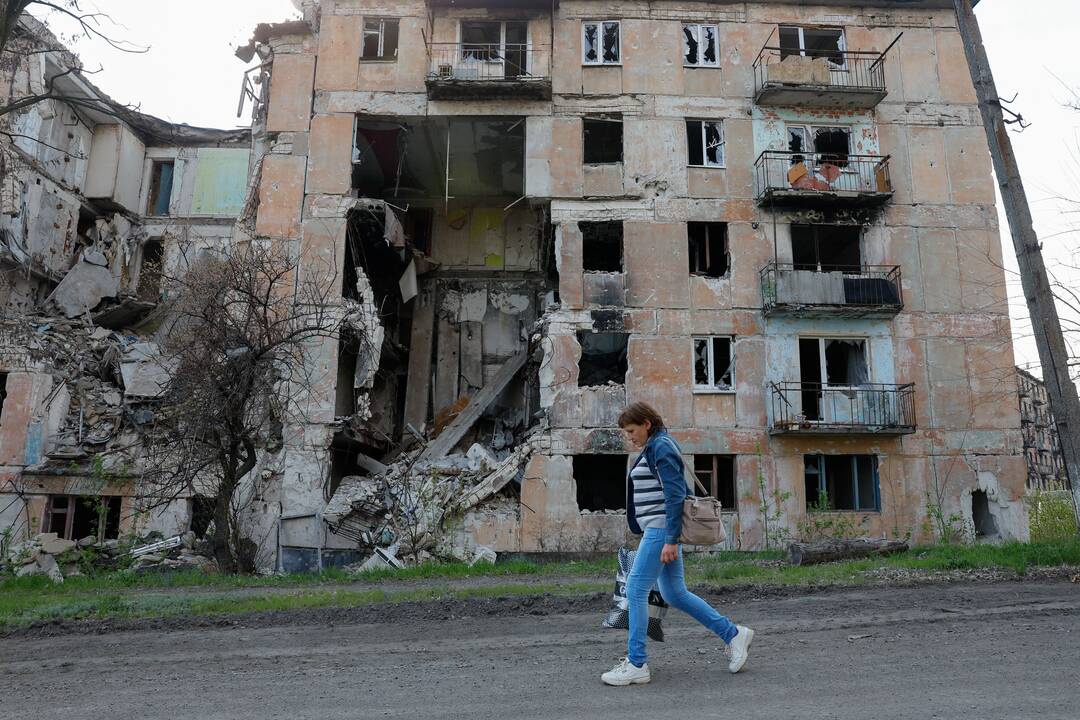 „Bloomberg“: Rusija nori viso Donbaso ir Krymo, tačiau sustabdytų puolimą Chersone ir Zaporižioje