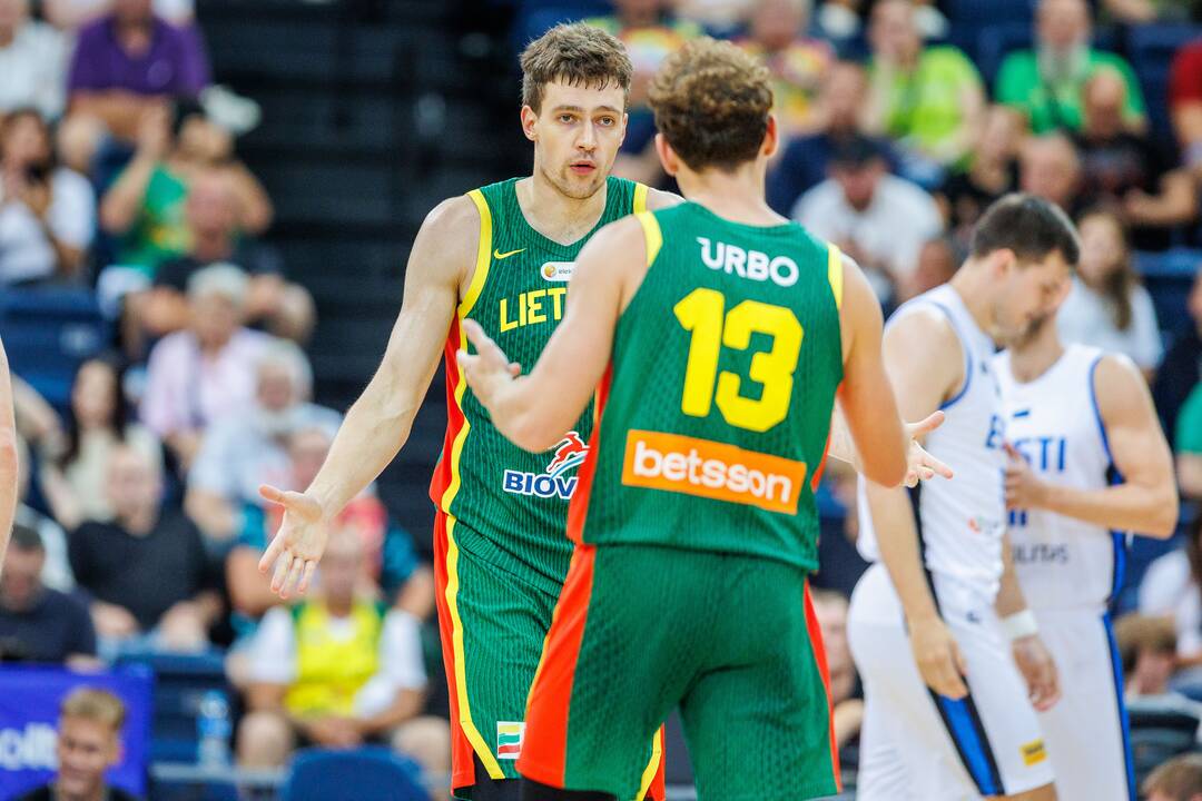 Kontrolinės krepšinio rungtynės: Lietuva – Estija 89:68