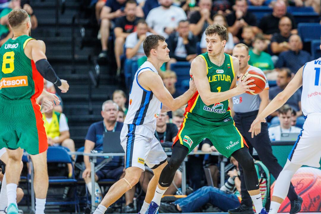Kontrolinės krepšinio rungtynės: Lietuva – Estija 89:68
