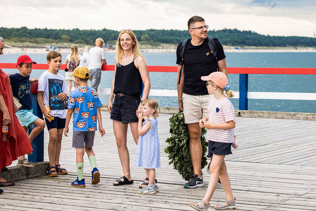 Meinardas Valkevičius perplaukė Baltijos jūrą: sutikimas Palangoje