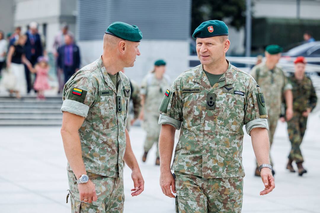 Sausumos pajėgų vado pasikeitimo ceremonija Kaune 