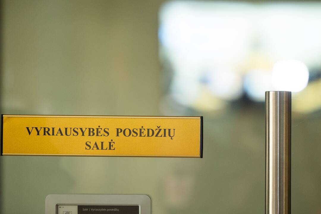 Vyriausybės posėdis dėl Gintauto Palucko atsistatydinimo